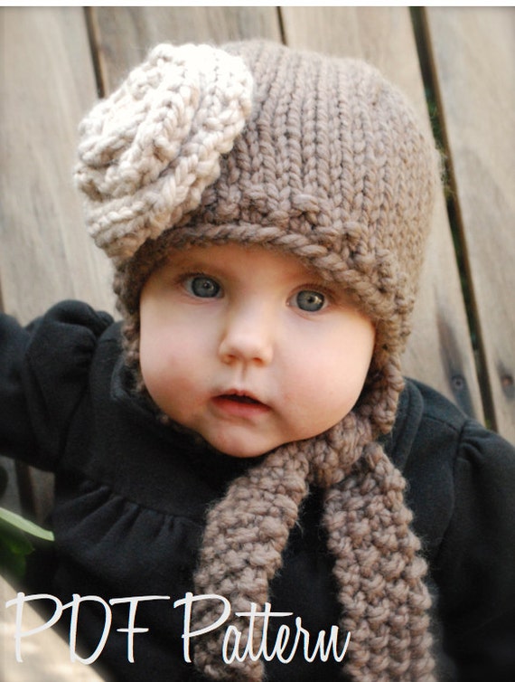 PATRON de tricot Le bonnet Shyla 12/18 mois, tailles tout-petits