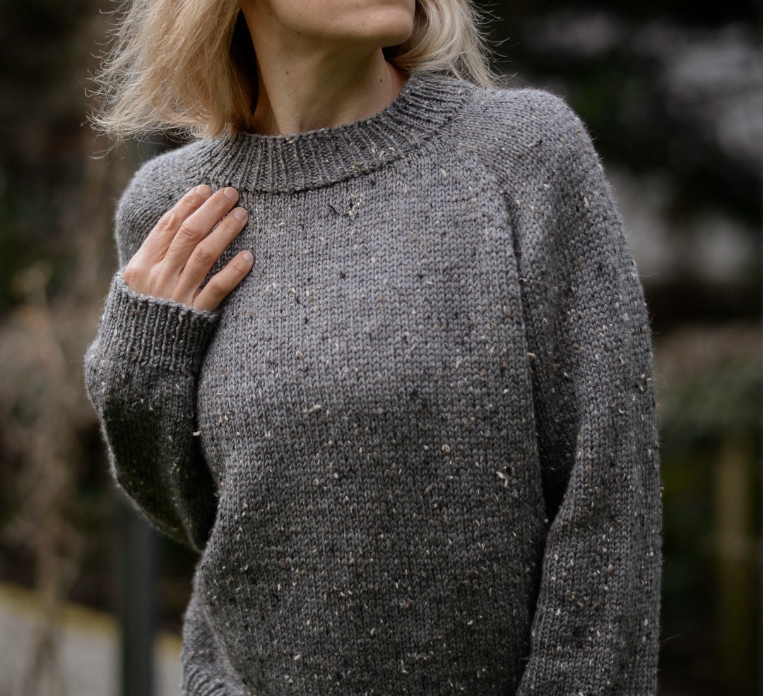 KNITTING Pattern-the Varleigh Sweater (1/2, 3/4, 5/6, 7/8, 9