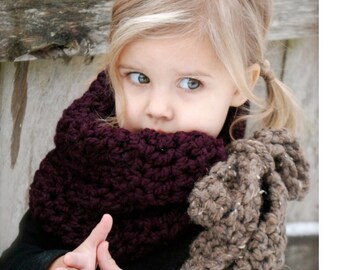 Crochet PATTERN-The Vienna Cowl (Adult,Child sizes)