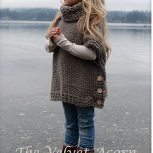 Knitting Pattern Azel Pullover 2, 3/4, 5/7, 8/10, 11/13, 14/16, adult S/M, adult L/XL sizes image 4