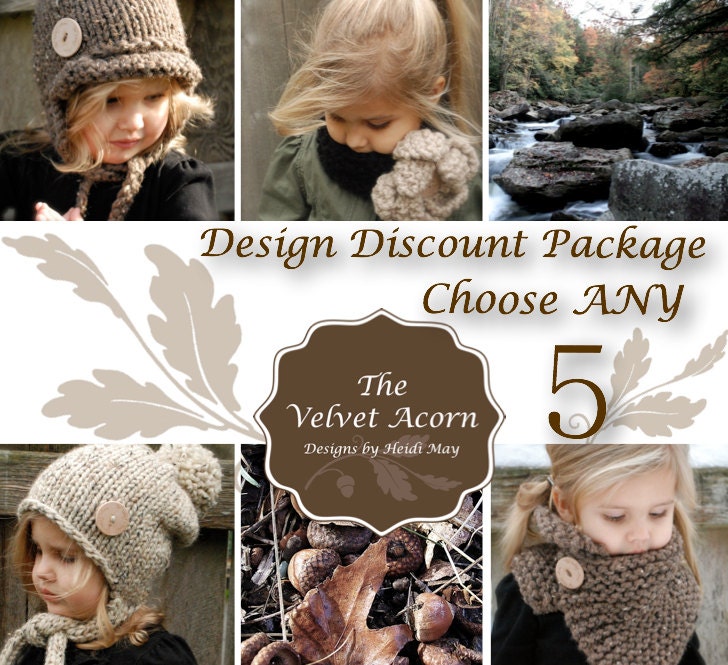 Design Discount Pattern Package CHOOSE ANY 5