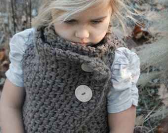 CROCHET PATTERN - Adelaide Wrap (Toddler, Child, Adult sizes)