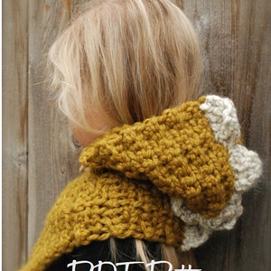 CROCHET PATTERN Drako Dino Cowl 12/18 month,Toddler, Child, Adult sizes image 4