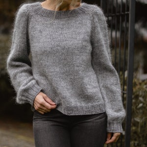 KNITTING Pattern-the Frost Pullover 1/2, 3/4, 5/6, 7/8, 9/10, 11/13, X ...