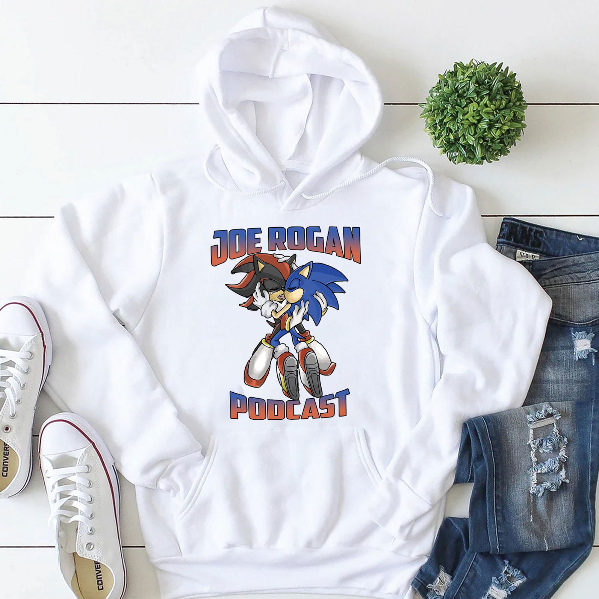 Discover Joe Rogan Podcast Shirt,  Joe Rogan Podcast Sonic Shirt, Joe Rogan Shirt, Sonic Shirt, The Joe Rogan Experience Tshirts