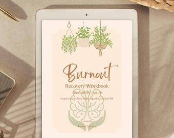 Autistic Burnout Recovery Workbook | Mental Health Printable PDF | ND-Affirming Self-Regulation Tool | Therapist Resource