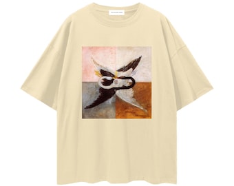 白鳥 No. 17、ヒルマ・アフ・クリントの絵画、ユニセックスTシャツ