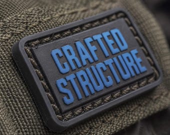 Small Custom PVC Patches Bulk - Logo Velcro Rubber Patches for Clothing Brands