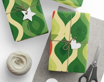 Merry but Abstract Christmas Wrapping Paper for the Seasonally Overstimulated