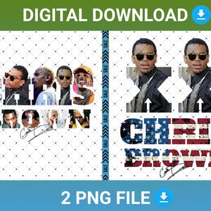 Chris Brown Breezy Tour 2025 T-Shirt Design: Bootleg PNG (Digital Download)