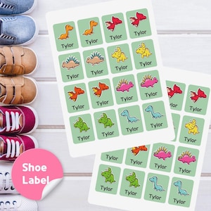 Personalized Waterproof Shoe Labels: Left/Right Foot Stickers
