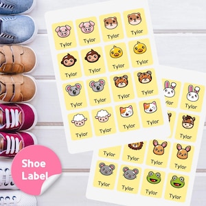 Personalized Waterproof Shoe Labels: Left/Right Foot Stickers