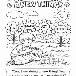 God Is Doing A New Thing Bible Lesson For Kids Spring Christian God Is Doing A New Thing Bible Lesson For Kids Spring Christian