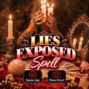 Truth Revealing Spell - SAME DAY Casting for Lies Exposed, Hidden Facts & Clarity