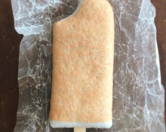PLAY FOOD Dreamsicle, Orange Dream Ice Cream Bar, Felt Food, Fake Food Decor, Photo Prop