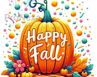 Aquarell Kürbis Clipart Bundle: 20 PNG Herbst Bilder (Digitaler Download
