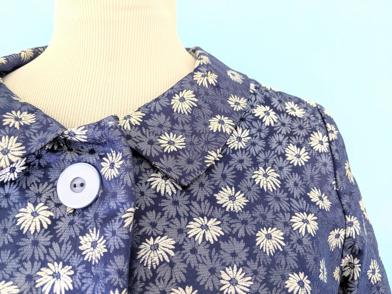 Vintage 60s Two Piece Skirt Suit Vintage 1960s Floral Brocade Women/'s Suit