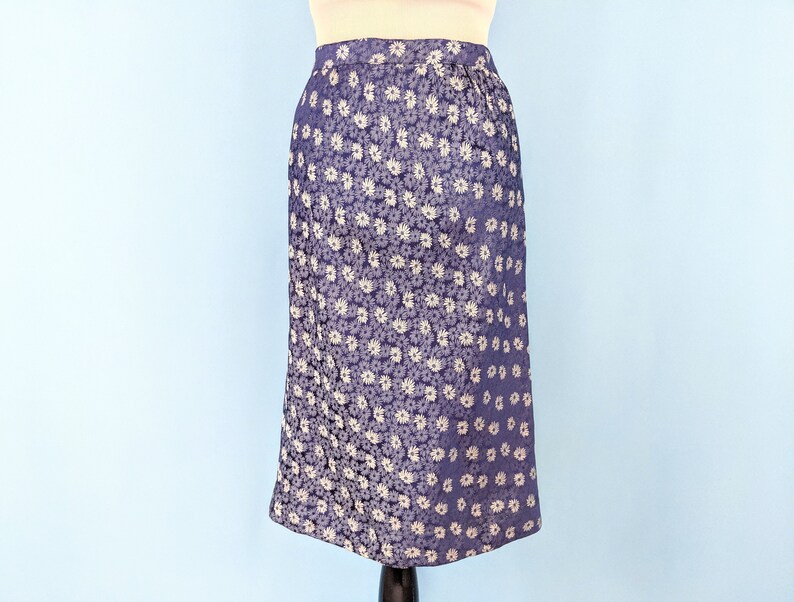 Vintage 60s Two Piece Skirt Suit Vintage 1960s Floral Brocade Women/'s Suit