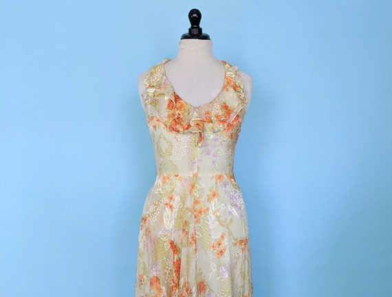 Vintage 90s Bob Mackie Evening Gown, 1990s Floral… - image 2