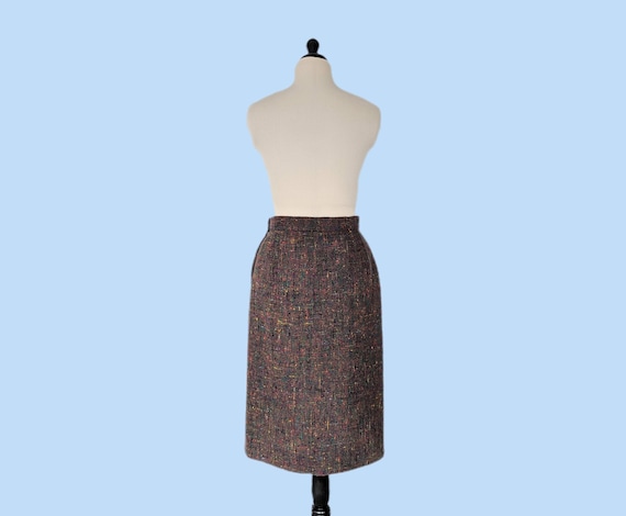 Vintage 1960s Wool Pencil Skirt - image 7