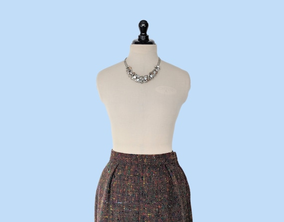 Vintage 1960s Wool Pencil Skirt - image 3