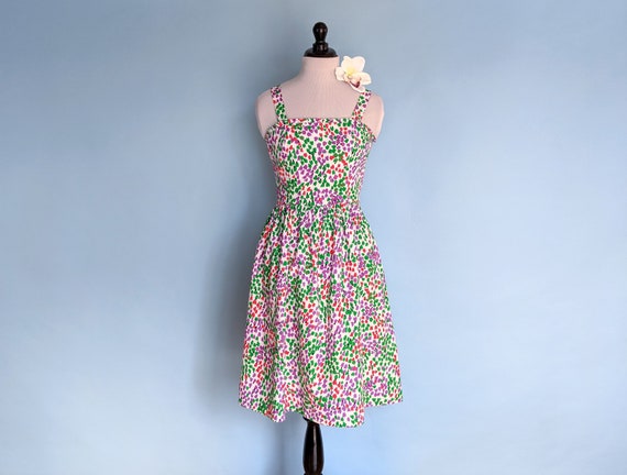 Vintage 1980s Lanz Originals Floral Cotton Sundres