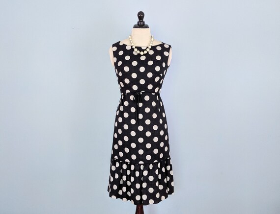 1960s polka dot dress