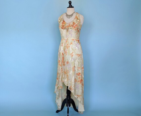 Vintage 90s Bob Mackie Evening Gown, 1990s Floral… - image 6