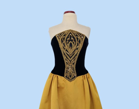 Vintage Bob Mackie Beaded Cocktail Dress, Vintage… - image 3