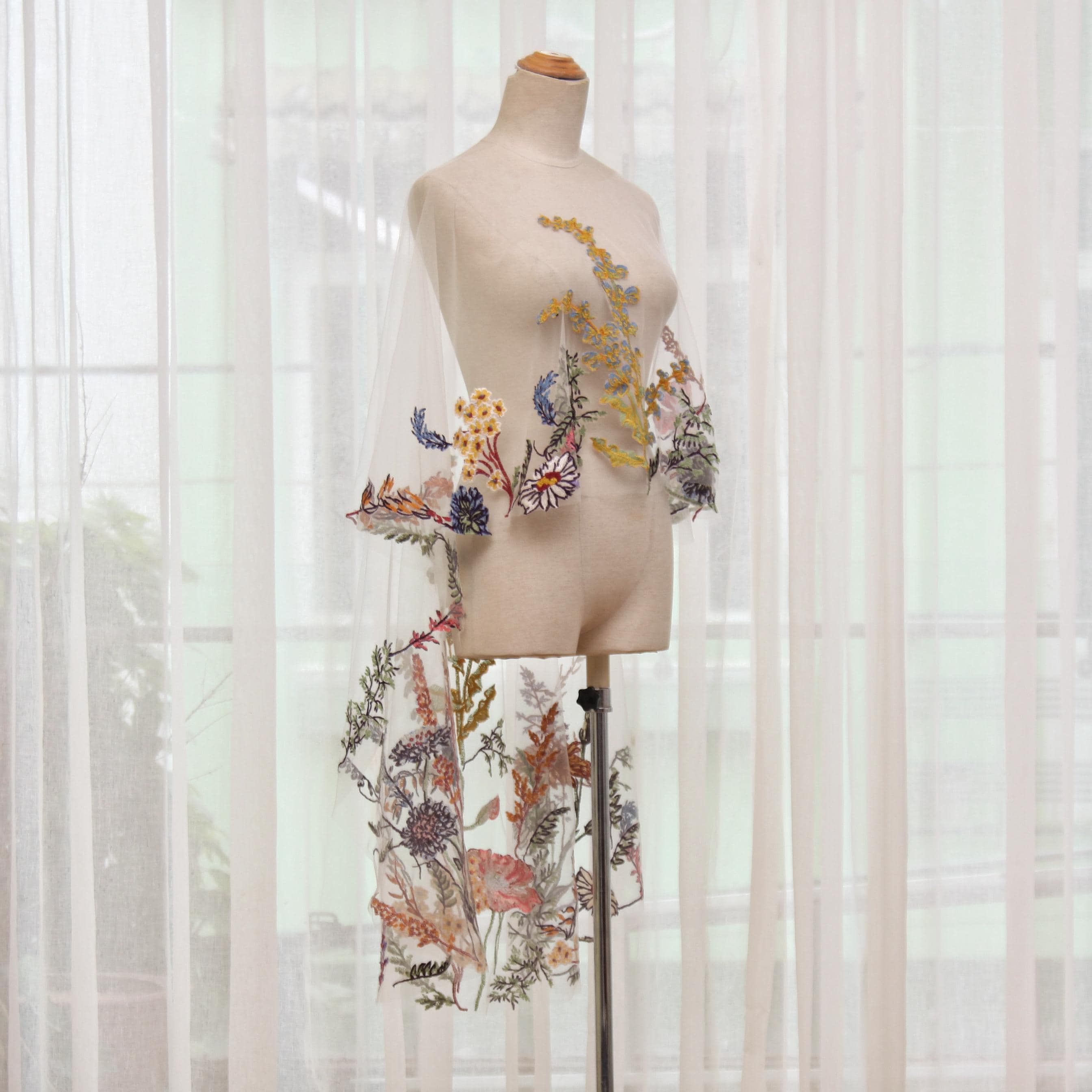 floral embroidered mesh overlay dress Floral Embroidered Sequin Mesh Evening Dress in Black – SOUR FIGS