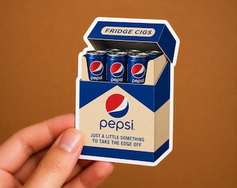 Diet Pepsi Cigs Sticker | Vinyl Laptop Decal