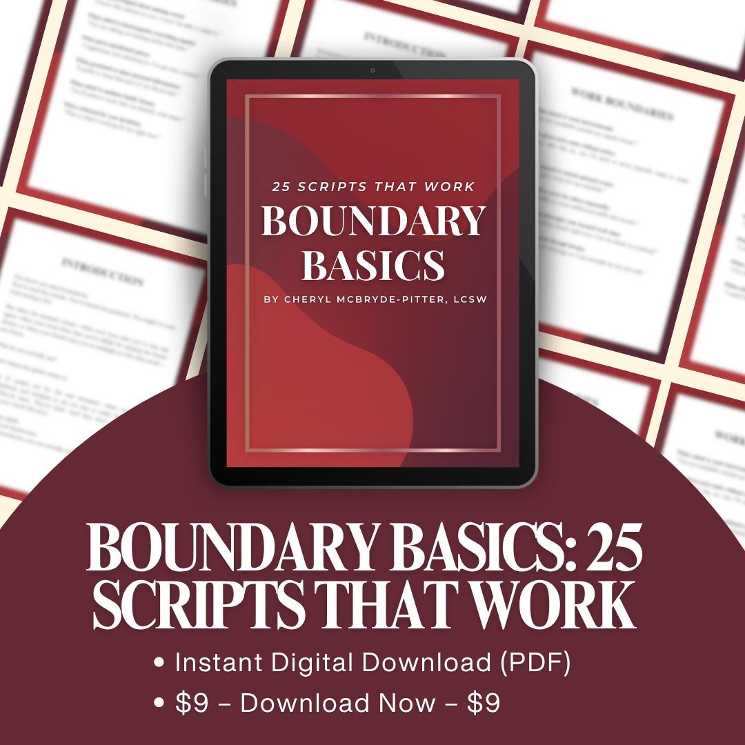 Boundary Scripts Digital Download | Saying No Without Guilt | Printable ...