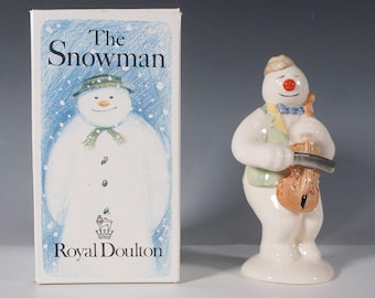 Royal Doulton The Snowman Figurine, Cellist Snowman DS17-in box