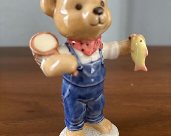 Victor 2008 Annual Teddy Bear figurine, Royal Copenhagen, B&G