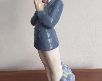 NAO Lladro Boy Porcelain 1st Communion Time to Pray 8 1/4"-1994