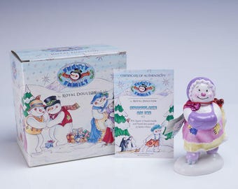 Royal Doulton, Frosty Family Collection, FF3  Snowflake on Ice- COA & boxed