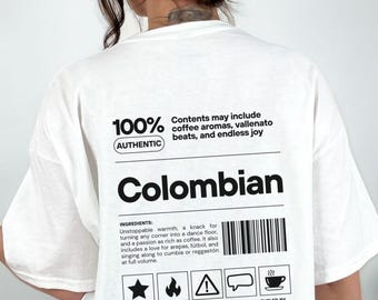 Grappig Colombiaans T-shirt, shirt Made in Colombia, Colombian Pride Gift, T-shirt Latino Heritage, shirt Colombiana Latina