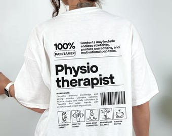 Physiotherapie Shirt Sweatshirt Hoodie, Physiotherapeut Weihnachtsgeschenk, PTA Tee, Physiotherapeut Assistent T-Shirt, PT Schüler Grad