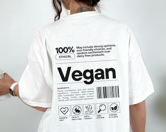 Veganistisch shirt sweatshirt en hoodie, herbivoor team-T-shirt, grappig groenten-T-shirt, aangepast cadeau voor veganisten, plantaardig leven, nationale veganistische dag