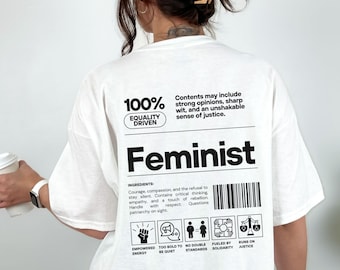 Feminist Shirt Sweatshirt & Hoodie, Custom Feminist Activist Gift, Women's Rights Tee, Girl Power T-Shirt, Female Empowerment Sweater