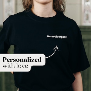 Camiseta engraçada para autistas, moletom e blusa de moletom com capuz, camiseta do orgulho neurodivergente, moletom de conscientização sobre o autismo, vestuário da neurodiversidade, camiseta para TDAH imagem 4