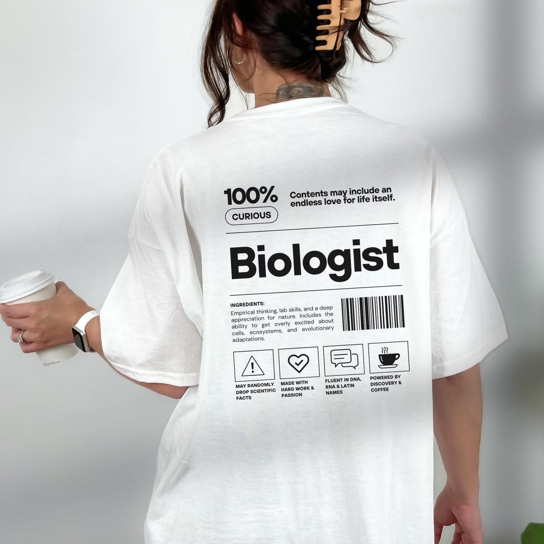 Custom Biologist Shirt Funny Graduation Gift Marine Biologist Wildlife ...