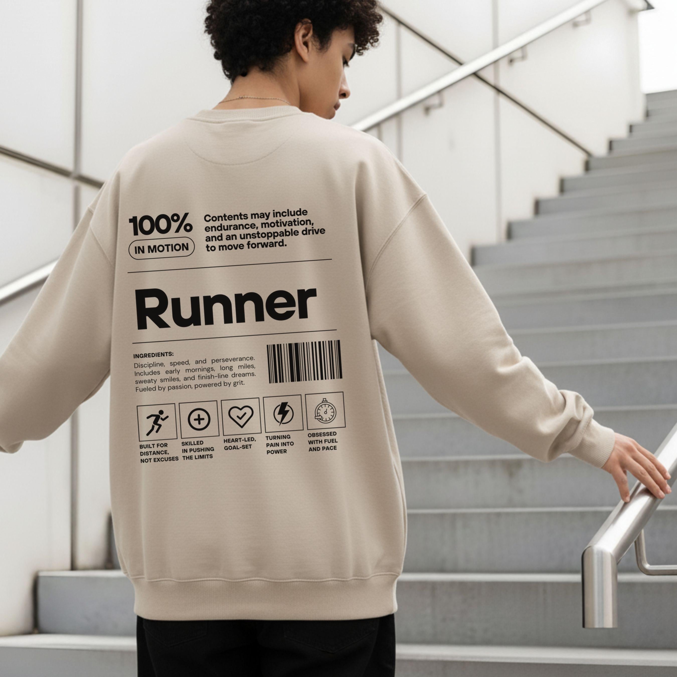 Funny Runner Hoodie, Marathon Gift for Runners, Motivational Runner's ...