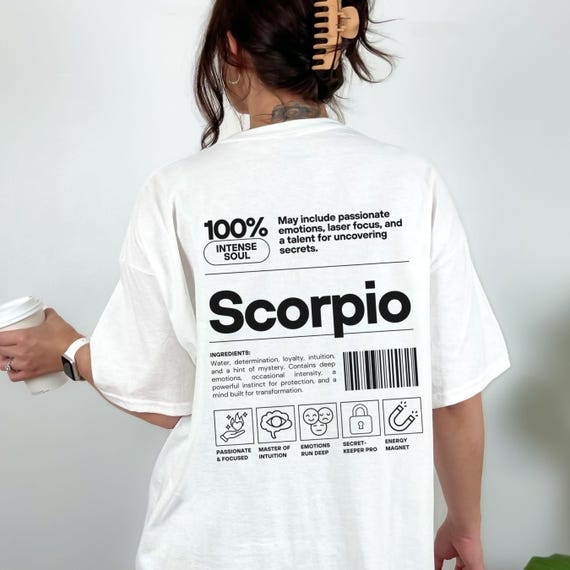 Custom Scorpio Shirt Sweatshirt & Hoodie, Funny Scorpio Tee, Zodiac Sign Astrology Apparel, November Birthday Gift
