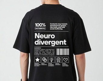 Funny Autistic Shirt Sweatshirt & Hoodie, Neurodivergent Pride Tee, Autism Awareness Sweatshirt, Neurodiversity Apparel, ADHD T-Shirt