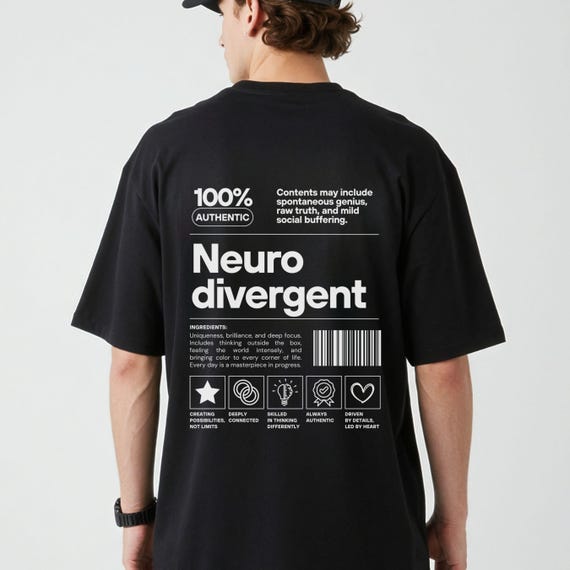 Funny Autistic Shirt Sweatshirt & Hoodie, Neurodivergent Pride Tee, Autism Awareness Sweatshirt, Neurodiversity Apparel, ADHD T-Shirt