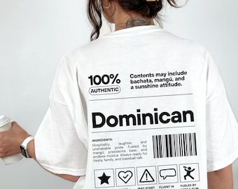 Maglietta divertente dominicana, maglietta prodotta nella Repubblica Dominicana, regalo per gli amanti del patrimonio dominicano, maglietta Quisqueya Latina, top dominicano per l'orgoglio