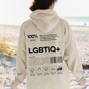 LGBTQ+ Hoodie, Gay Rechte Pullover, Lustiges Lesben Rundhalsausschnitt, Queer Community Geschenk, Pride Ästhetisches Kleid, LGBTQIA Tshirt & Sweatshirt