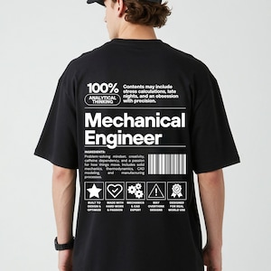 Rolig maskiningenjörströja, tröja och hoodie, examensgåva för mekaniker, personlig present till ingenjörer