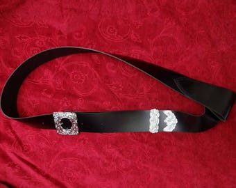 Barbossa style leather baldric PotC Handmade Pirate Cosplay Item, Made To Order